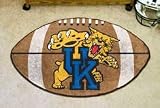 NCAA KENTUCKY WILDCATS FOOTBALL SHAPED DOOR MAT RUG