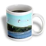 Albom Design Seascapes - Kite Surfing on Okoromai Bay Hauraki Gulf New Zealand - Mugs