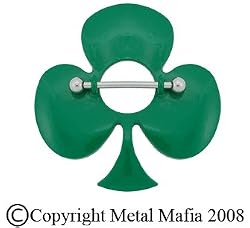 GREEN NIPPLE SHIELD SHAMROCK