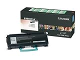 Original Lexmark E460X11A 15000 Yield Black Toner Cartridge - Retail