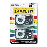 Tape Cassettes for EZ-Label Printers, 3/4, Blue/White, 2/Pack CSOXR18WEB2S