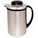 Screw Top Vacuum Jug 1 litre capacity. Stainless steel finish.