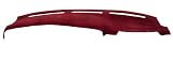 DashMat VelourMat Dashboard Cover Mercedes-Benz CLK Series (Plush Velour, Red)
