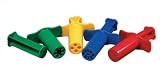 School Smart Dough Extruders Set - Assorted Designs - Set of 12 - Assorted Colors