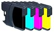 10 XL Patronen kompatibel zu Brother LC1100 LC980(4x schwarz & je 2x cyan magenta yellow)
