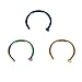 Zhenhui Stainless Steel Nose Studs Rings Body Jewelry Piercing Nose Hoop Rings
