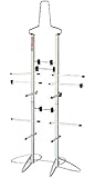 Wet Gear-Hockey Equipment Dryer Rack: Metal Locker Deluxe Model