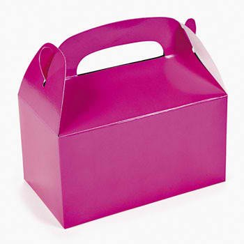 Dozen Hot Pink Treat Boxes