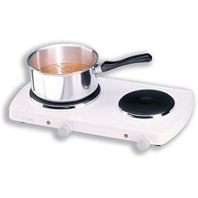 Micromark Double Cooking Plate White