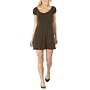 Juniors' Mossimo Supply Co. Cap Sleeve V-Neck Dress - Spanish Brown