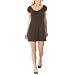 Juniors' Mossimo Supply Co. Cap Sleeve V-Neck Dress - Spanish Brown