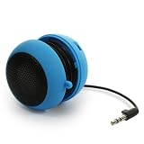 IPOD SHUFFLE BASS BUDDY POP-OPEN SPEAKERS SYSTEM BLUE FOR APPLE PART OF THE QUBITS ACCESSORIES RANGE