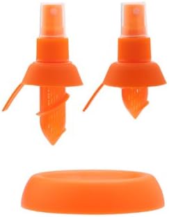 Sealike 2 Pcs Lemon Sprayer Fruit Mist Sprinkling Juice Extractor Hand Juicers with Stylus Orange
