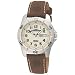 TIMEX EXPEDITION MENS TRADITIONAL SILVER/BROWN
