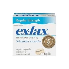 Click here to buy Ex-Lax Pills Relieves Constipation - 8 Ea by Ex-lax.