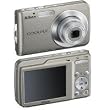 Nikon 8MP Coolpix S210 Bronze Digital Camera Model 26102