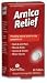 Arnica Relief 60 Tabs from Natra-Bio Homeopathic Medicine is a safe treatment for most minor ailments. Symptom relief is attained through stimulation of the natural healing process. Precise levels of homeopathic ingredients work safely and without side effects. For relief of back & joint pain, muscle aches, sprains and strains, minor injuries. Ingredients: Arnica montana 4X, Belladonna 4X, Bellis perennis 4X, Calendula officinalis 4X, Chamomilla 4X, Hamamelis virginica 4X, Hypericum perforatum 4X, Rhus toxicodendron 6X, Ruta graveolens 6X, Mercurius Solubilis 8X. Inactive Ingredients: celluose, croscarmellose sodium, dextrose, lactose, magnesium stearate. Suggested Use:For best reults begin taking immediately following injuries. Adults and children over the age of 12, start with 2 tablets. Chew tablets and allow to dissolve in the mouth, then reduce to one tablet every 2-4 hours as needed. Children 6-12 use one half the adult dosage. Not recommended for children under the age of 6. Warnings:Homeopathic Medicine is a safe treatment for most minor ailments. Symptom relief is attained through stimulation of the natural healing process. Precise levels of homeopathic ingredients work safely and without side effects. Arnica Relief 60 Tabs from Natra-Bio UPC: 371401010609