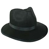 DICK TRACY BLACK WIDE BRIM FEDORA COSTUME UNISEX HAT 31Wj4NahSWL. SL160 DICK TRACY BLACK WIDE BRIM FEDORA COSTUME UNISEX HAT