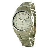 Seiko 5 Gents White Dial Self Winding Automatic SNXP15K Bracelet Strap Watch