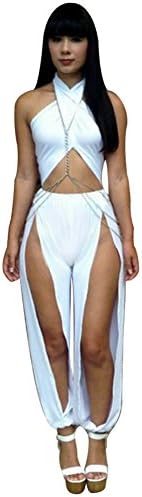 JHCK Women's 2016 Fashion New Sexy Irregular Jumpsuit Club Party Dress