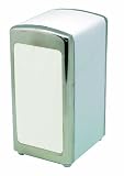 Sefama International - 103421 - Distributeur de Serviettes + 100 Serviettes en Inox - Blanc