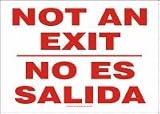 NOT AN EXIT (BILINGUAL) 10