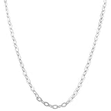 Beautiful 925 Sterling Silver Open Cable Link Chain