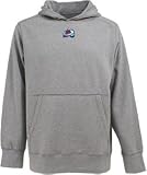 Antigua Men's NHL Colorado Avalanche Impact Desert Dry Hoodie Polo, Grey Heather, XX-Large