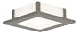 Eglo 86237A Auriga 1 Light 60W Wall/Ceiling Light Fixture, Nickel/Frosted Opal