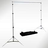 Interfit - COR760 - Support de fond avec barre transversale - 2,50 m x 2,40 m - Livré avec un sac
