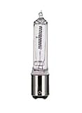 Eiko 00212 - Q50CL/DC-130V - Halogen JD Type 50 Watt, DC Base (BA15d), 130 Volt Long Life