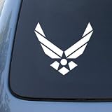 USAF US Air Force Wings - Car, Truck, Notebook, Vinyl Decal Sticker #2646 | Vinyl Color: White