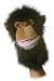 Plush Chyka Chimpanzee Hand Puppet 10"
