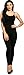 Staand Apparel - Womens Spaghetti Strap Catsuit Unitard Tank Jumpsuit (Large