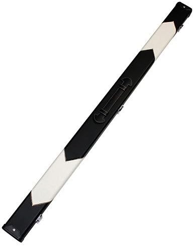 XY 3/4 Handmade Snooker/Pool Hard Cue Case black+White Colour