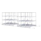 BEF6439410 - Best Silver Wire Shelving 48x24x72 - for home, office or school - X5L64824SLVR