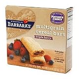 Barbara's Bakery Multigrain Cereal Bars, Triple Berry, 6 ea