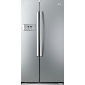 LG GWB207FSQA American Style Fridge Freezer Brushed Steel