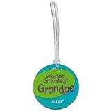 Lewis N. Clark Travel Products Worlds Greatest Grandpa Tag