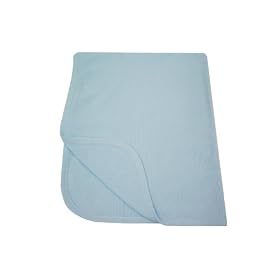 American Baby Company 100% Cotton Thermal Blanket, BlueAmerican Baby Company 100% Cotton Thermal Blanket
