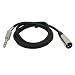 HDE&reg; XLR 3 Pin M to 1/4" M Cable 1.5M