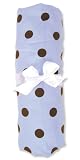 Trend Lab Max Dot Percale Crib Sheet, Blue