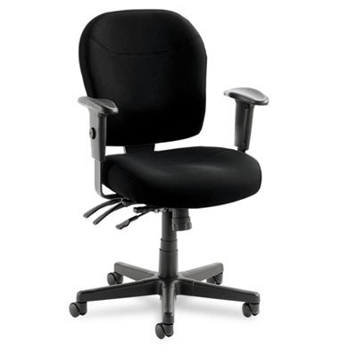 Alera® ALEWR42TFB10B - CHAIR,MID BACK,FABRIC,BK
