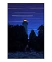 Cana Island Light, Night Emerging Artists Photographic Poster Print by Steve Gadomski, 20x24