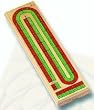 Double Track Wooden Cribbage Set - Cribbage Gaming Equipment