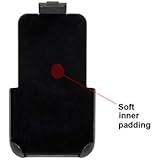 Skin Case Face-in Belt Clip Holster for BlackBerry Curve 3G 9300 (Black)