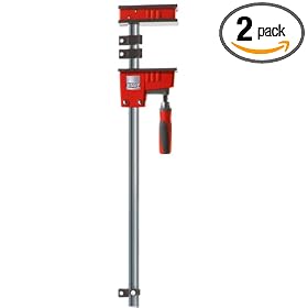 Bessey KR3.560 60-inch K Body REVO Fixed Jaw Parallel Clamp, 2-Pack
