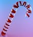 Don Wands Glass Pleasure Wand Dildo - Candy Cane