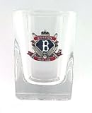 Boston Red Sox Square Shot Glass - MLB Baseball Fan Shop Sports Team Merchandise