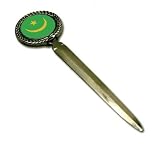 Mauritania Flag Letter Opener